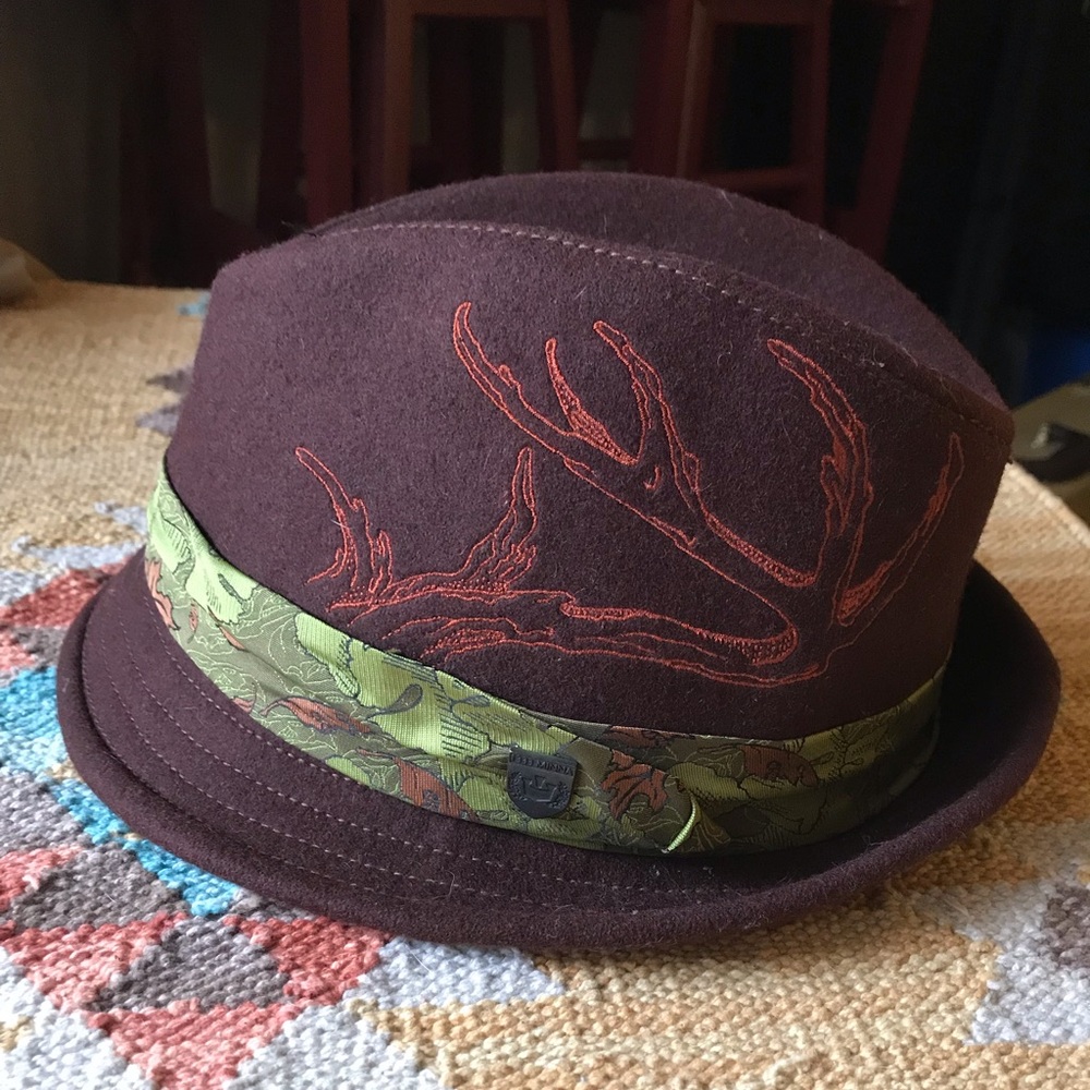 Old School Minna Antler Fedora